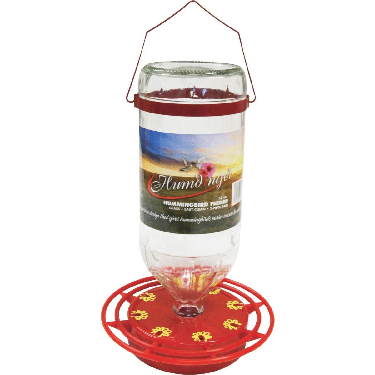 Humdinger 32 Oz. Glass Hummingbird Feeder Hedwig, TX St. Hedwig Feed