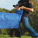 Weaver Livestock ProCool™ Sheep Blanket with Reflective Piping, Mesh Butt (Small Blue)