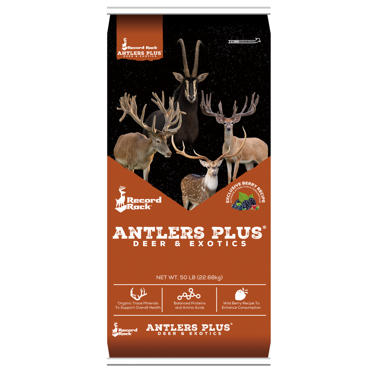 Record Rack® Antlers Plus® 203 Deer & Exotic Pellet Hedwig, TX St