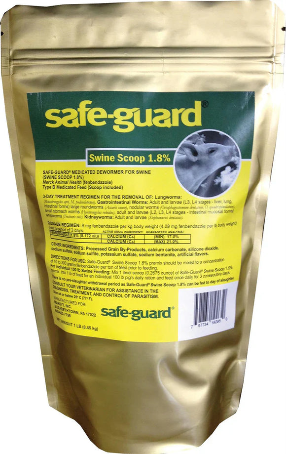 Safeguard Swine Dewormer 1.8%