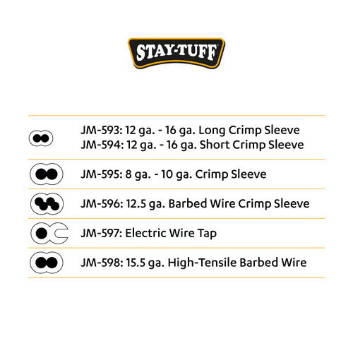 Stay Tuff Splicing Crimp Sleeves