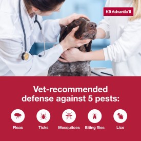 K9 Advantix II XL Dog Flea, Tick & Mosquito Treatment & Prevention