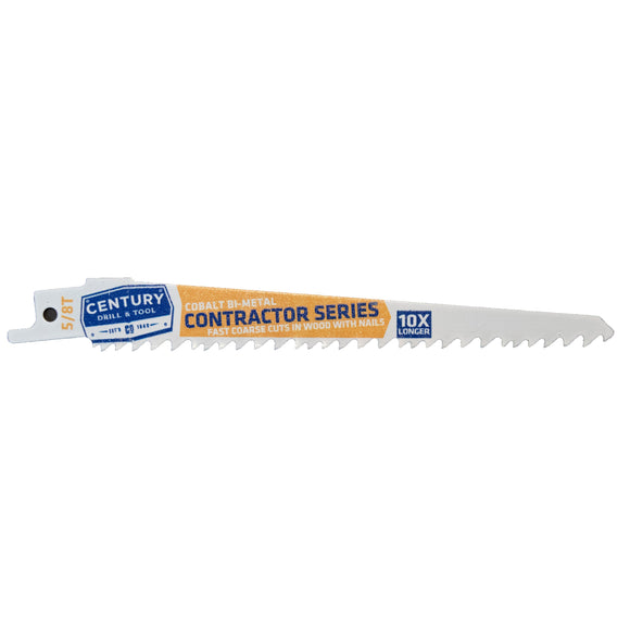 Century Drill And Tool Contractor Series Reciprocating Saw Blade 5/8″ X 6″