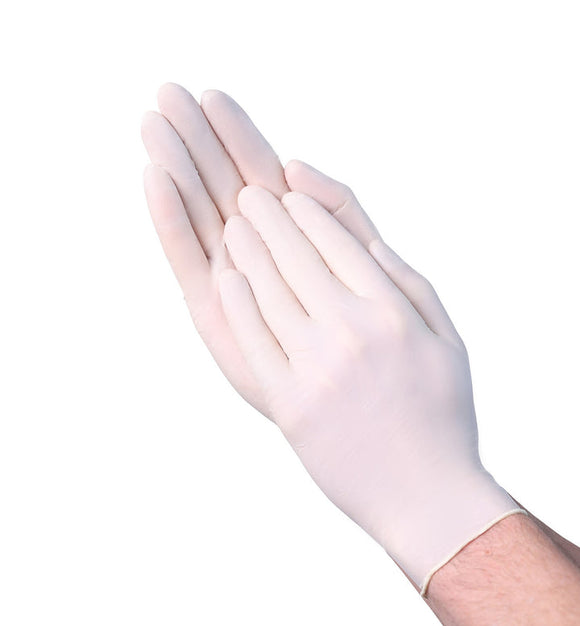 VGuard® A33A1 5 mil Cream Latex Industrial Glove (Large)