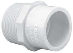 Lasco Fittings ½ x ¾ MPT x Slip Sch40 Reducing Male Adapter