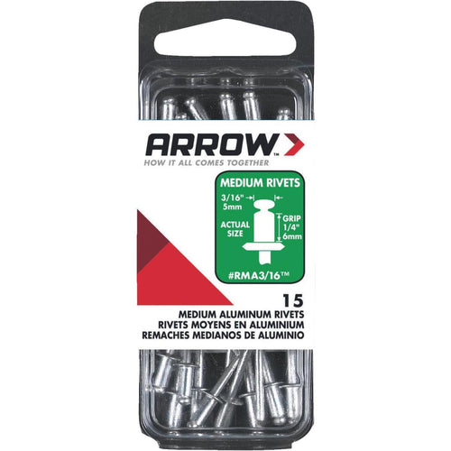 77072 Rivets Arrow 3/16 In. x 1/4 In. Aluminum Rivet (15 Count) - Hedwig, TX - St ...