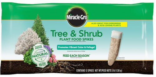outdoor plant fertilizer spikes Miracle-Gro® Tree & Shrub Plant Food Spikes - Hedwig, TX